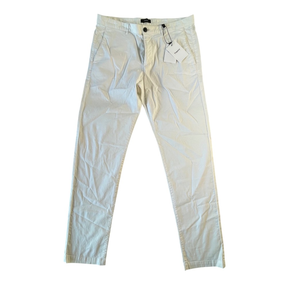 Theory Zaine Pants Slim Fit Chino Trousers White Womens Size 33 NEW
NWT - Picture 1 of 14